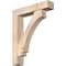 Ekena Millwork Imperial Block Smooth Bracket w/ Offset Brace, Douglas Fir, 7 1/2"W x 36"D x 44"H BKT0806X36X44IMP05SDF - alternate 1